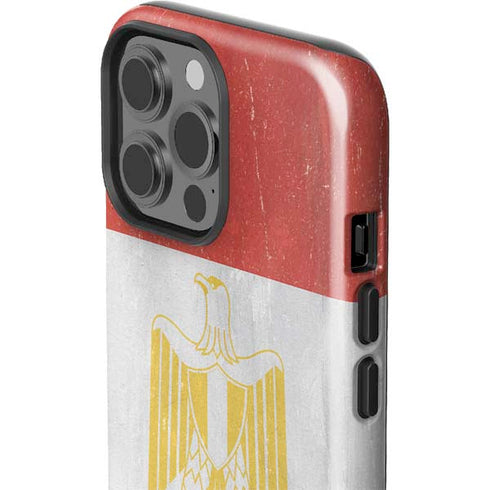 Egypt Flag Distressed iPhone 14 Pro Max Impact Case
