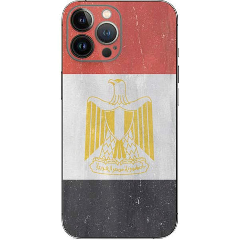 Egypt Flag Distressed iPhone 14 Pro Max Skin