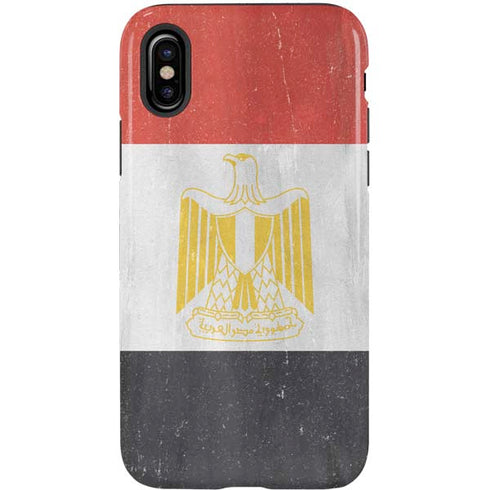 Egypt Flag Distressed iPhone X Pro Case