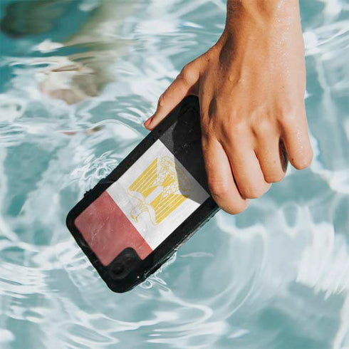Egypt Flag Distressed iPhone XR Waterproof Case