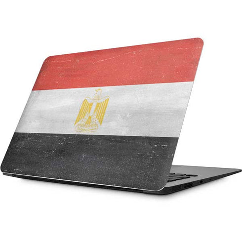 Egypt Flag Distressed Apple MacBook Skin