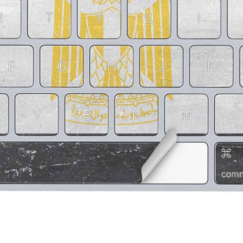 Egypt Flag Distressed Magic Keyboard Skin