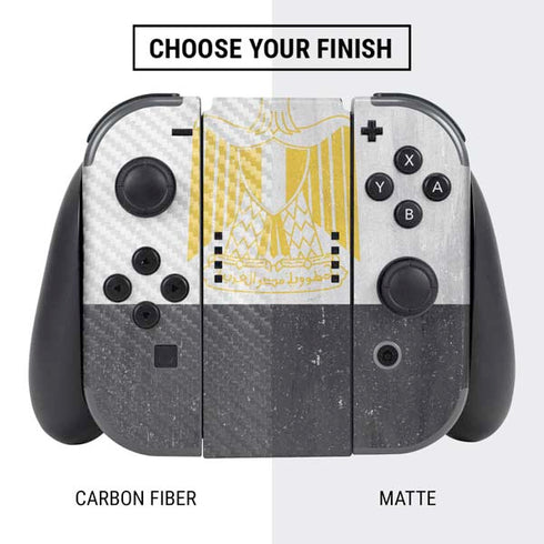 Egypt Flag Distressed Nintendo Switch Bundle Skin