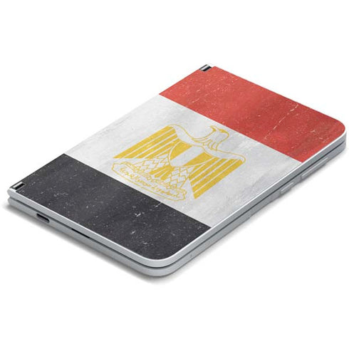 Egypt Flag Distressed Surface Duo Skin
