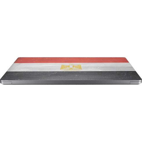 Egypt Flag Distressed Universal Laptop 17in (13.8 x 10in) Skin