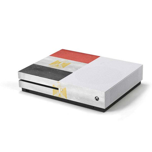 Egypt Flag Distressed Xbox One S Console Skin