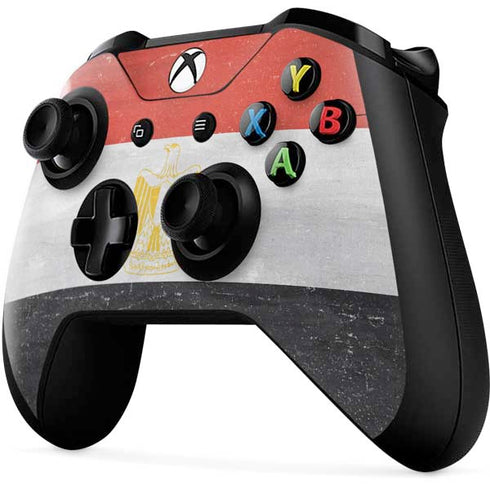Egypt Flag Distressed Xbox One X Controller Skin