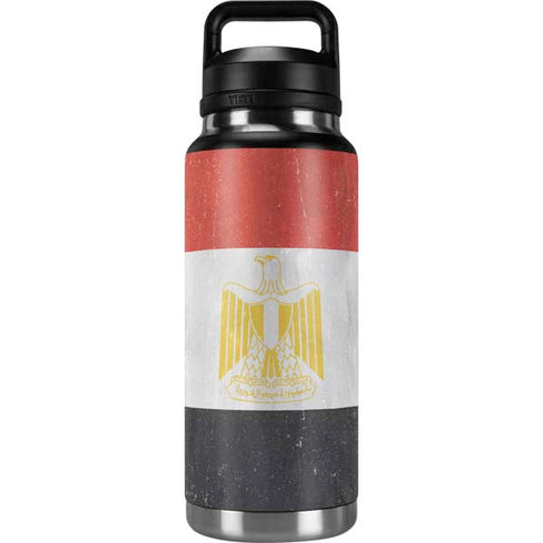 Egypt Flag Distressed YETI Rambler 36oz Bottle Skin