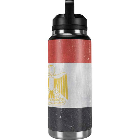 Egypt Flag Distressed YETI Rambler 36oz Bottle Skin