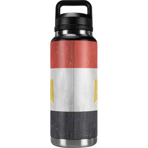 Egypt Flag Distressed YETI Rambler 36oz Bottle Skin