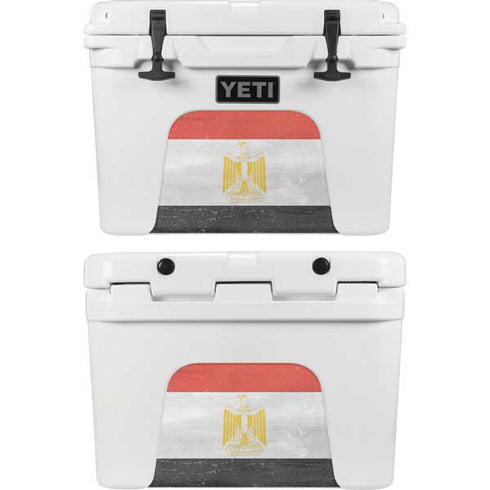 Egypt Flag Distressed YETI Tundra 35 Hard Cooler Skin