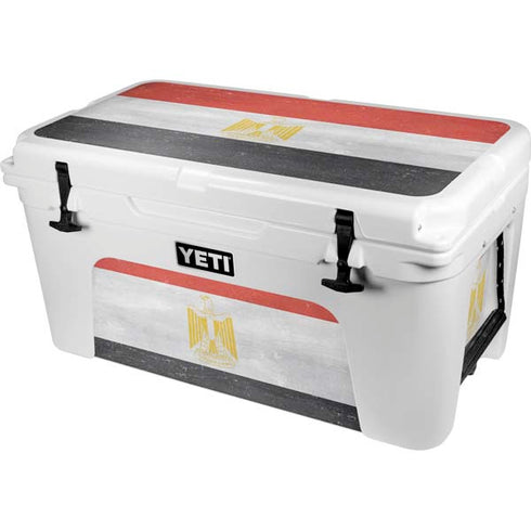 Egypt Flag Distressed YETI Tundra 65 Hard Cooler Skin