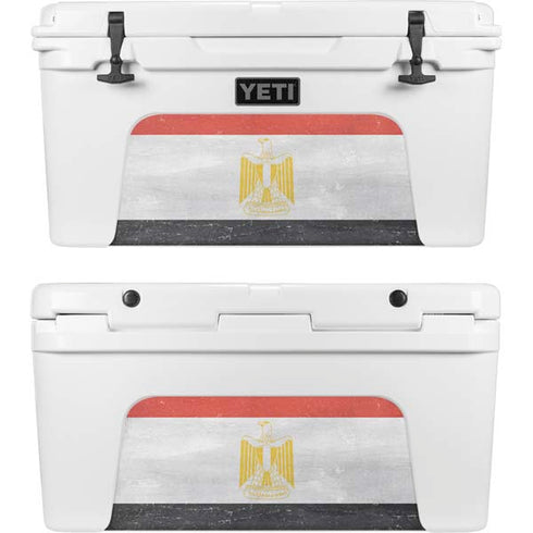 Egypt Flag Distressed YETI Tundra 65 Hard Cooler Skin