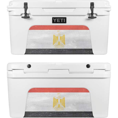 Egypt Flag Distressed YETI Tundra 75 Hard Cooler Skin