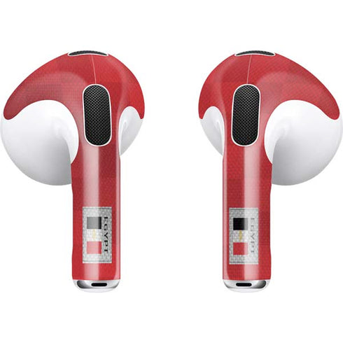 Egypt Soccer Flag Apple AirPods (3rd Gen 2021) Skin