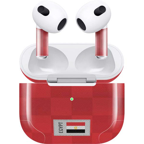 Egypt Soccer Flag Apple AirPods (3rd Gen 2021) Skin