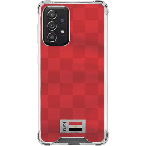 Egypt Soccer Flag Galaxy A52 5G Clear Case