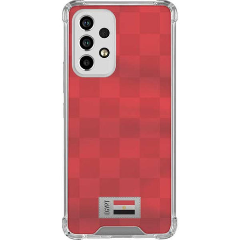 Egypt Soccer Flag Galaxy A53 5G Clear Case