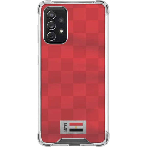 Egypt Soccer Flag Galaxy A72 5G Clear Case