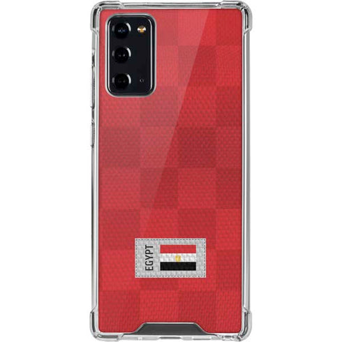 Egypt Soccer Flag Galaxy Note20 5G Clear Case