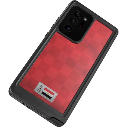 Egypt Soccer Flag Galaxy Note20 Ultra 5G Waterproof Case
