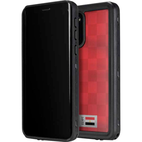 Egypt Soccer Flag Galaxy S20 Plus Waterproof Case