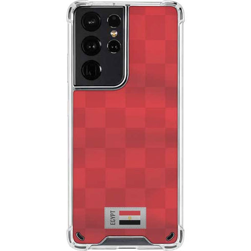 Egypt Soccer Flag Galaxy S21 Ultra 5G Clear Case