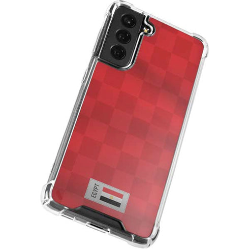 Egypt Soccer Flag Galaxy S22 Clear Case