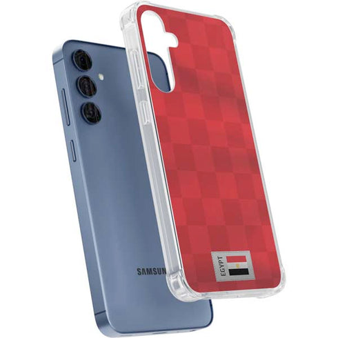 Egypt Soccer Flag Galaxy S24 Clear Case