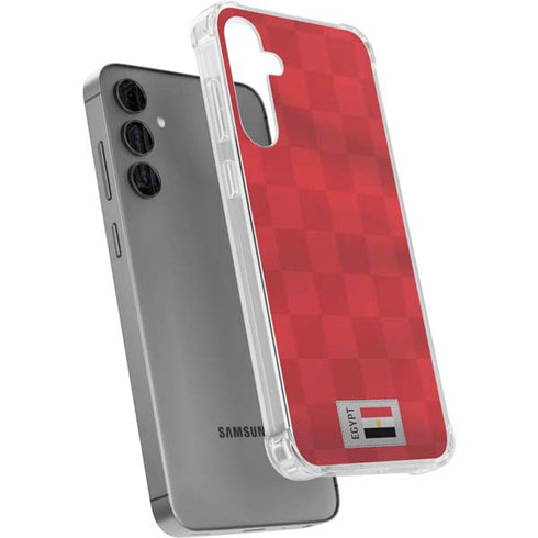 Egypt Soccer Flag Galaxy S24 Plus Clear Case