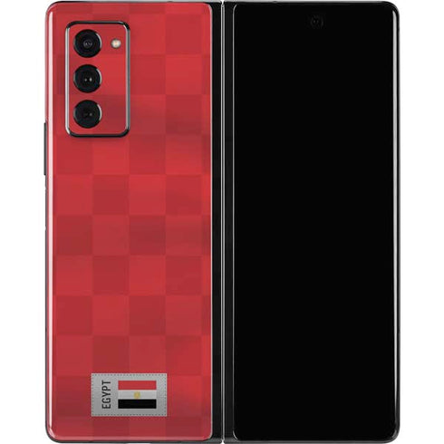 Egypt Soccer Flag Galaxy Z Fold2 5G Skin