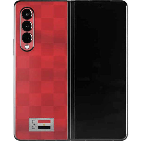 Egypt Soccer Flag Galaxy Z Fold3 5G Skin