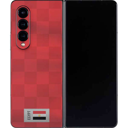 Egypt Soccer Flag Galaxy Z Fold4 5G Skin