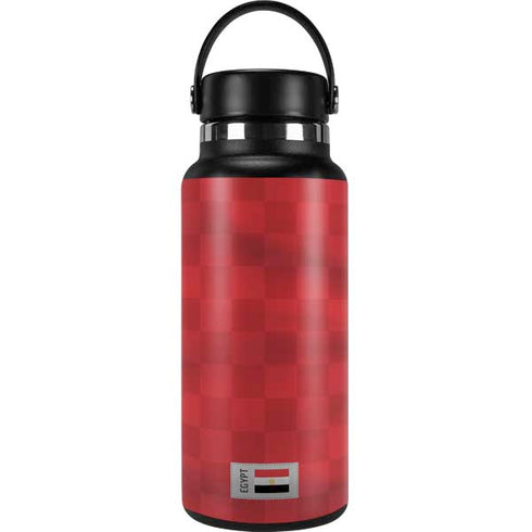 Egypt Soccer Flag Hydro Flask 32oz Wide Mouth Skin