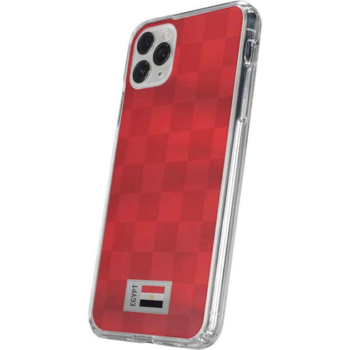 Egypt Soccer Flag iPhone 11 Pro Clear Case