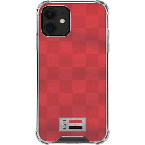 Egypt Soccer Flag iPhone 12 Mini Clear Case