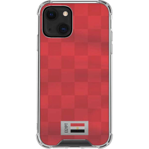 Egypt Soccer Flag iPhone 14 Clear Case
