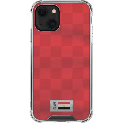 Egypt Soccer Flag iPhone 14 Plus Clear Case