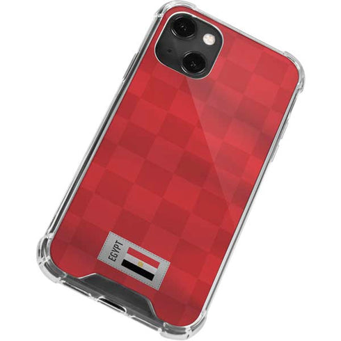 Egypt Soccer Flag iPhone 14 Plus Clear Case