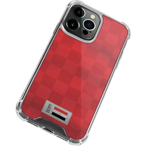 Egypt Soccer Flag iPhone 14 Pro Clear Case