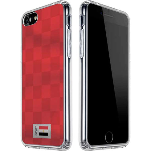 Egypt Soccer Flag iPhone SE (2nd & 3rd Gen) Clear Case