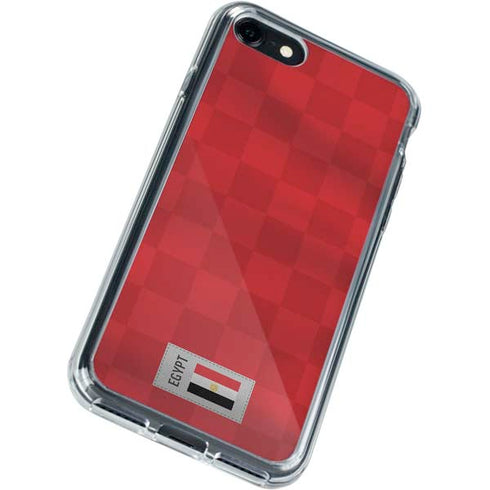 Egypt Soccer Flag iPhone SE (2nd & 3rd Gen) Clear Case