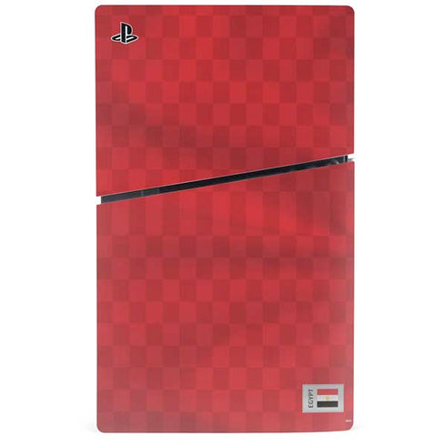 Egypt Soccer Flag PS5 Slim Digital Edition Console Skin