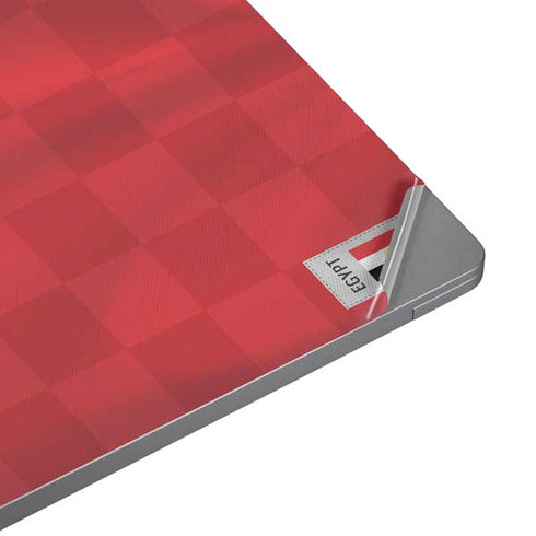 Egypt Soccer Flag Universal Laptop 16in (13 x 9.4in) Skin
