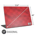 Egypt Soccer Flag Universal Laptop 17in (13.8 x 10in) Skin