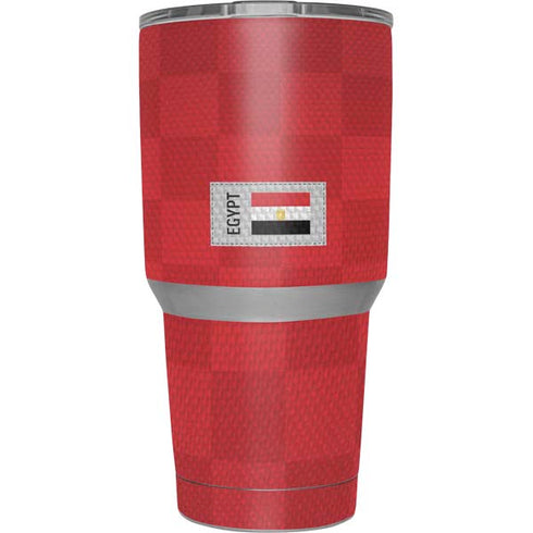 Egypt Soccer Flag Yeti 30oz Rambler Tumbler Skin