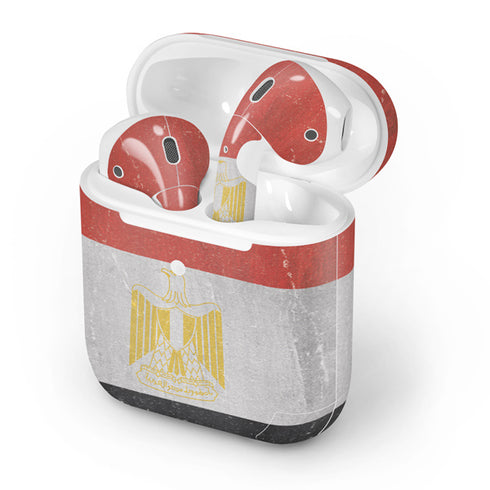 Egyptian Flag Distressed Apple AirPods 2 Skin