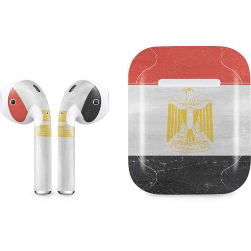 Egyptian Flag Distressed Apple AirPods Skin