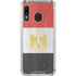 Egyptian Flag Distressed Galaxy A30 Clear Case