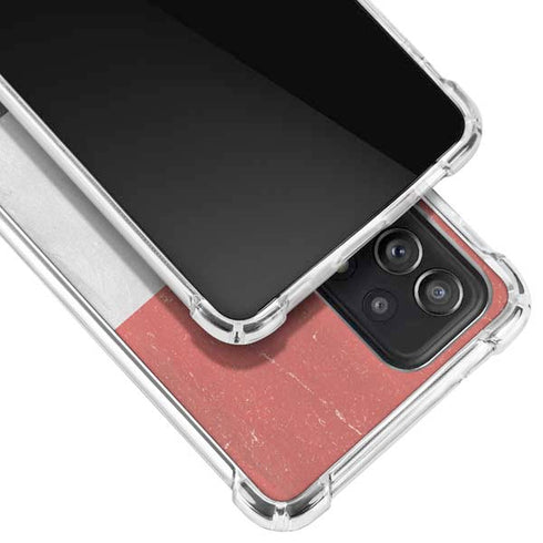 Egyptian Flag Distressed Galaxy A72 5G Clear Case